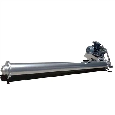 Gorizontal quvurli vintli konveyer