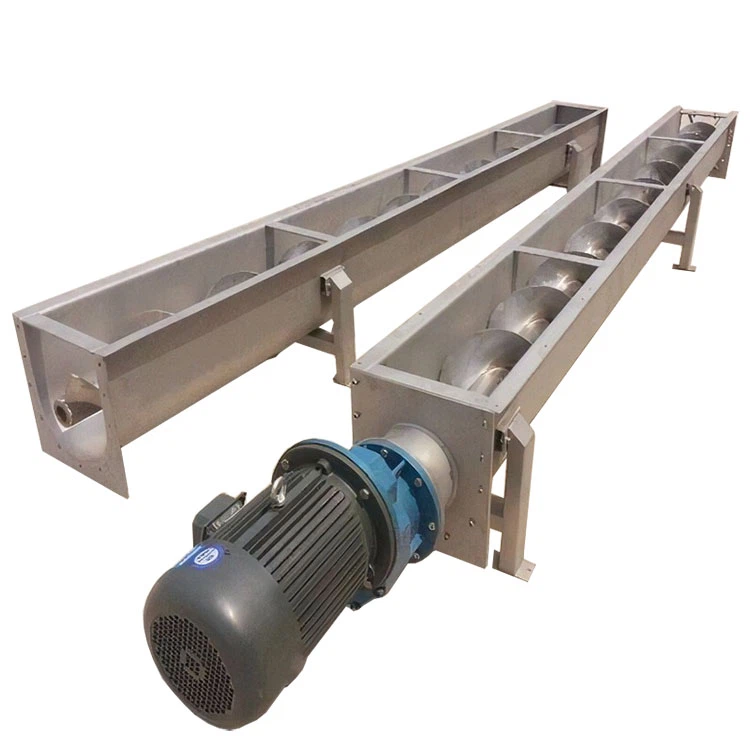 Zanglamaydigan po'latdan yasalgan vintli konveyer